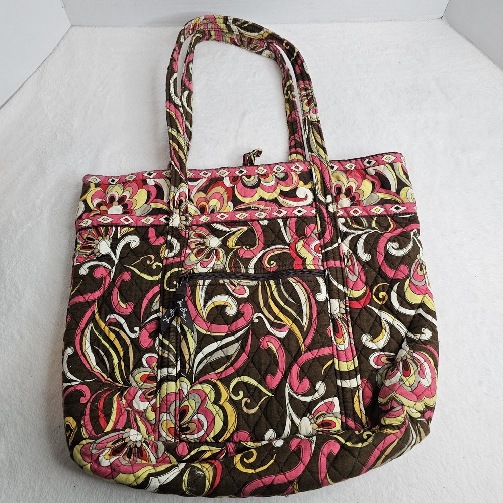 Vera Bradley Puccini Betsy Shoulder Handbag Tote - paisley Puccini quilted nice